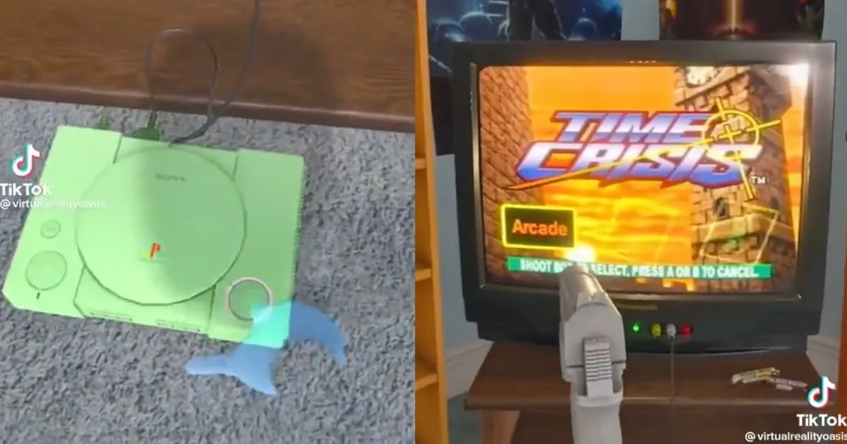 เจ๋ง! ชาวต่างชาติเล่นเกม Time Crisis บน PS1 ในโลก Metaverse!