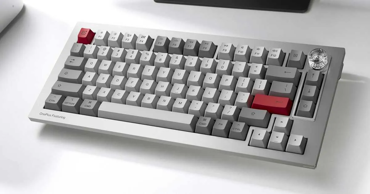 OnePlus เปิดตัวคีย์บอร์ดเมคานิคัลใหม่ ฟังก์ชั่นแน่นแถมเก็บแนวตั้งได้