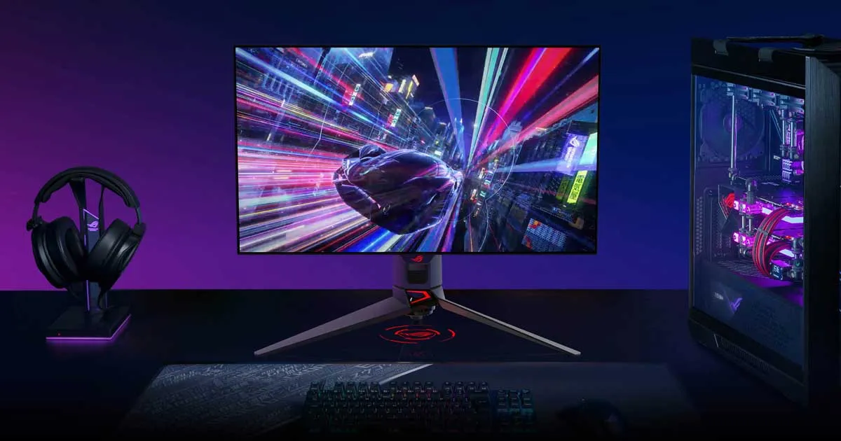ROG Swift PG27AQDM เกมมิ่งมอนิเตอร์สายเร็วทันใจจาก ASUS
