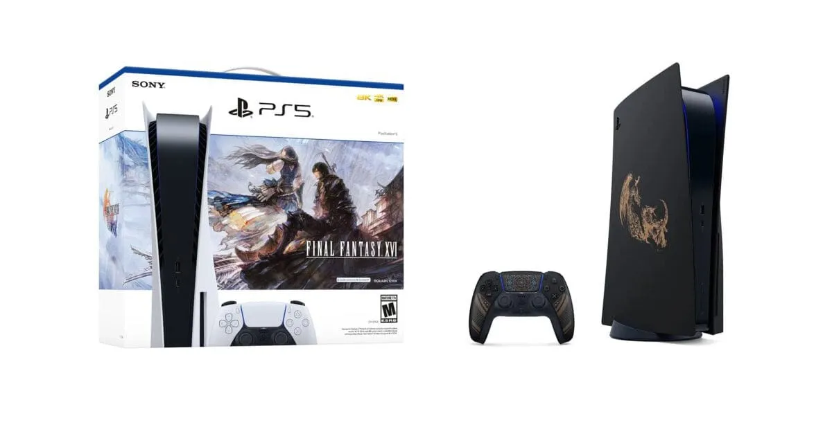 Sony เตรียมขาย PS5 และอุปกรณ์เสริมลาย Final Fantasy XVI สุดหรู