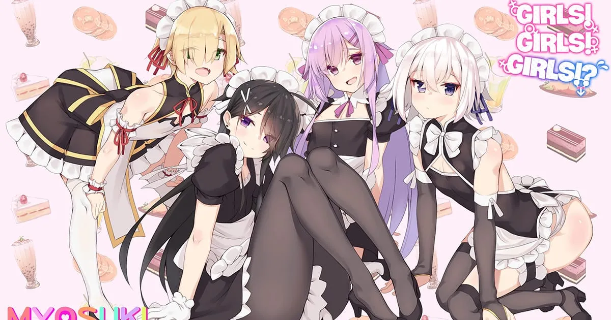 Girls! Girls! Girls!? เกมจีบ "สาว" ในเมดคาเฟ่ วางขายบน Steam แล้ว