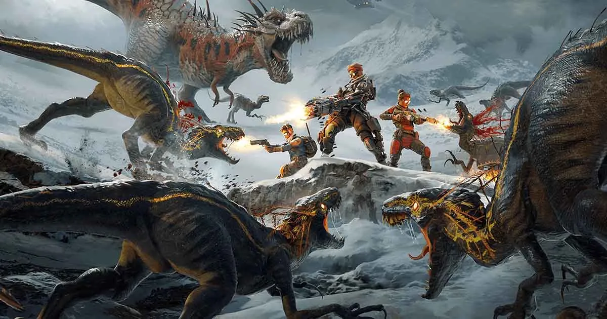 Second Extinction เกมแนว FPS ต่อสู้ฝูงไดโนเสาร์แจกฟรีบน Epic Games Store