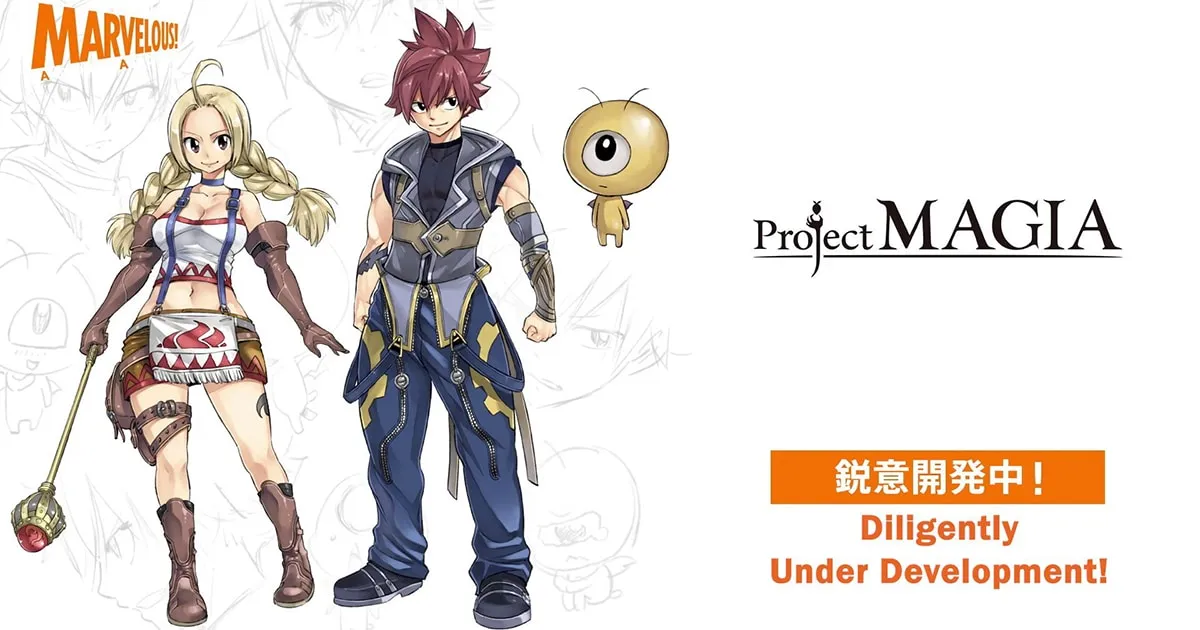 จารย์ขยันจัด! Project Magia เกมที่ดีไซน์ตัวละครโดย อ. Hiro Mashima!