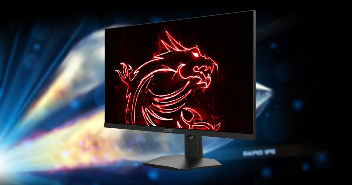 MSI เปิดตัว Optix G274F จอมอนิเตอร์ที่เน้นการตอบสนองเร็วทันใจ