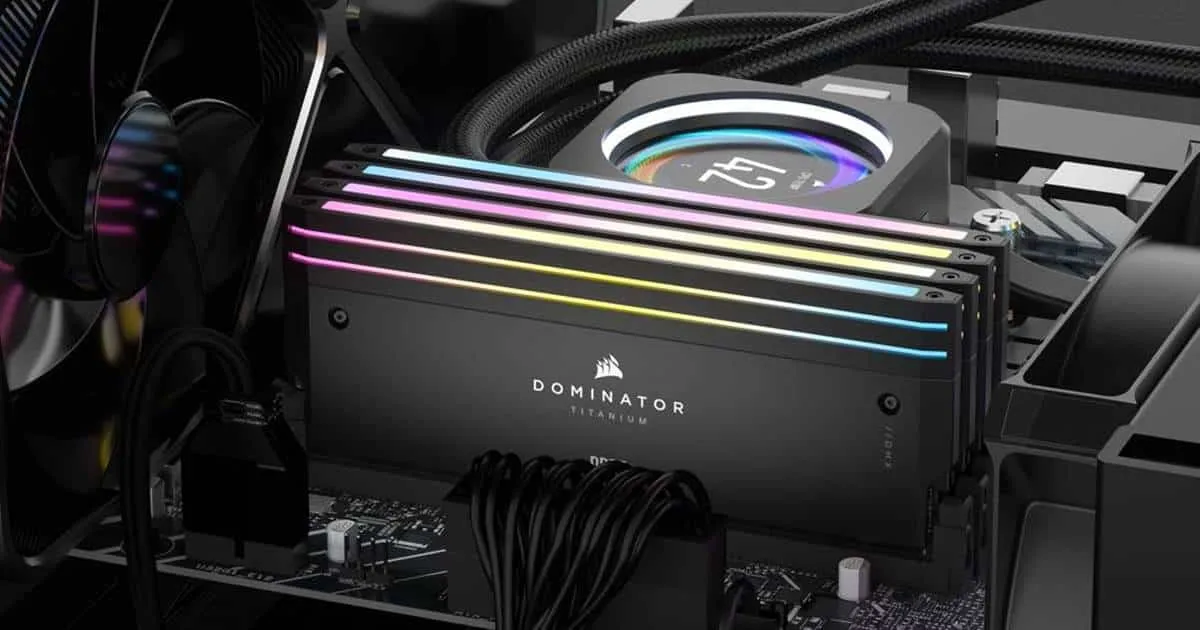 CORSAIR DOMINATOR TITANIUM DDR5 การผสมผสานอย่างลงตัวของความหรูหราและสมรรถนะ