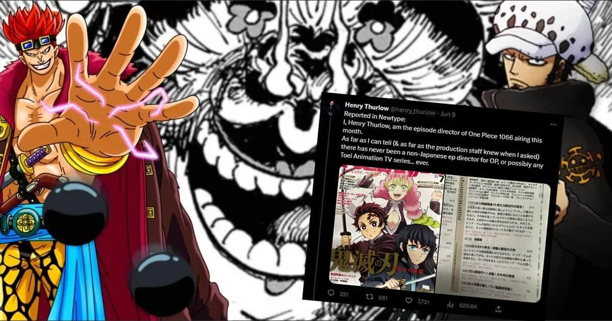อนิเมะ One Piece ตอนที่ 1066 ให้ชาวอเมริกันมาทำหน้าที่ผู้กำกับ