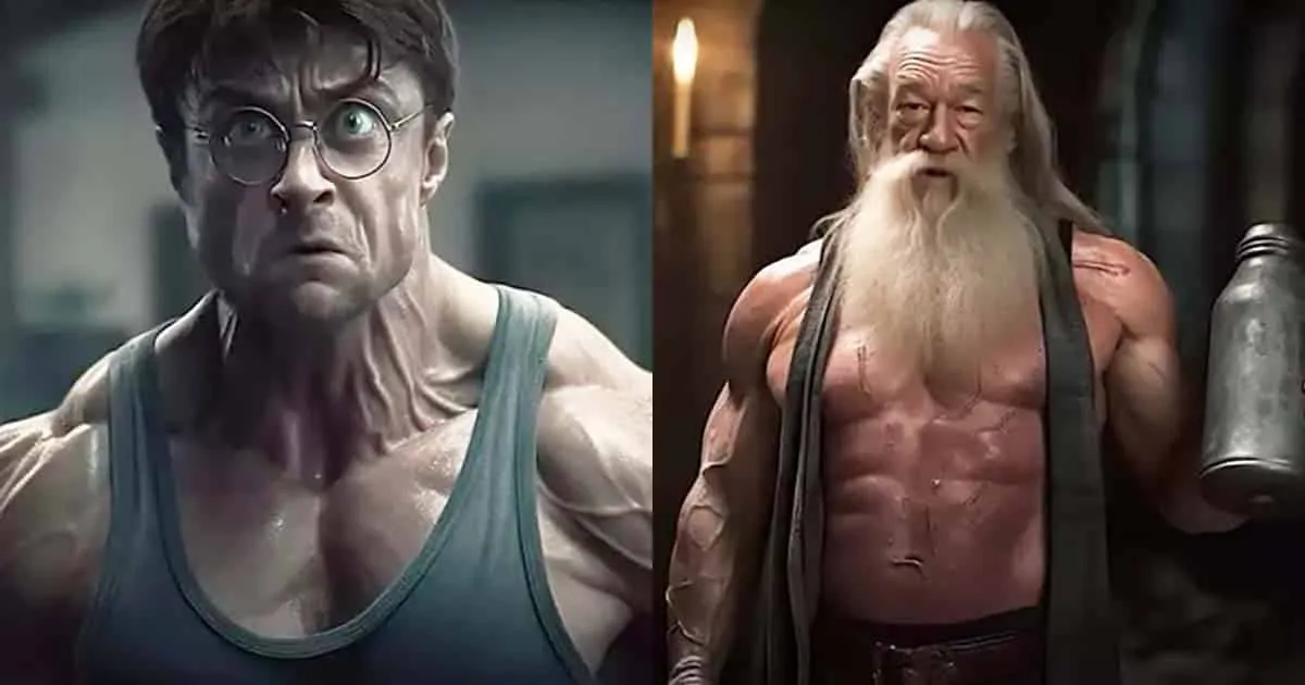 ชมภาพตัวละคร Harry Potter ที่ AI เนรมิตออกมาเป็นสายกล้ามพันธุ์ดุ