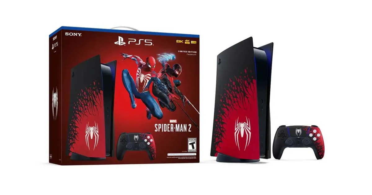 เปิดตัว PS5 รุ่นบันเดิลลิมิเต็ด ลายเกม Marvel's Spider-Man 2 สุดเท่