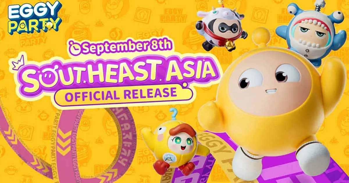 Eggy Party เกมปาร์ตี้บนมือถือเปิดให้ลงทะเบียนล่วงหน้า พร้อมเล่นฟรี 8 กันยายนนี้