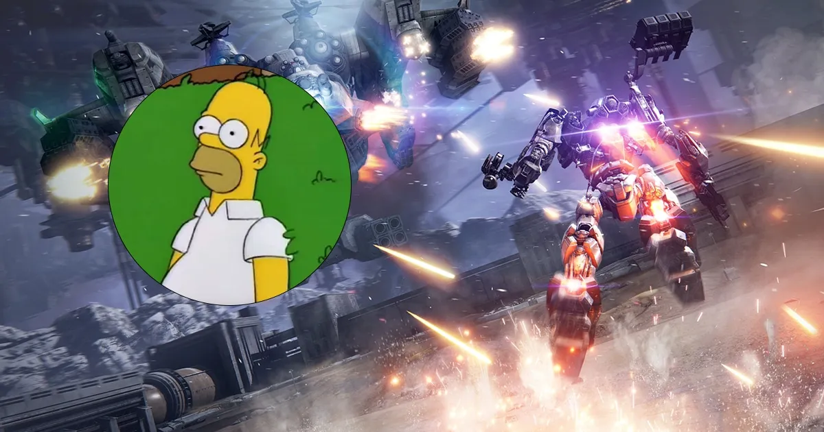 ชาว Reddit สร้างหุ่นใน Armored Core 6 ออกมาเป็น Homer Simpson!