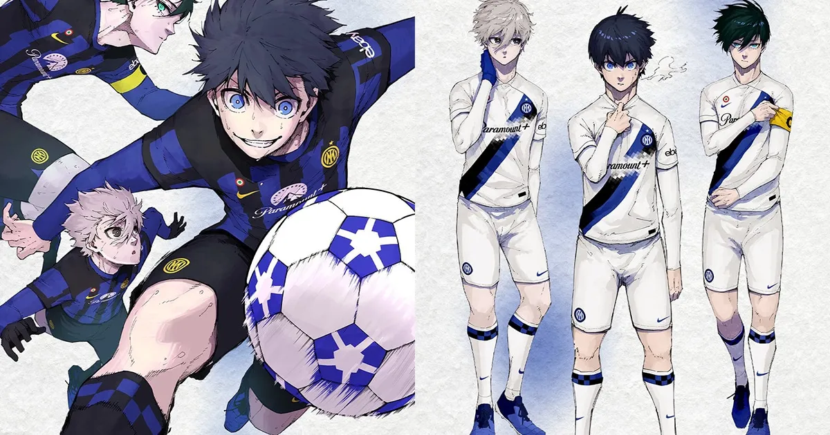 เหล่านักเตะ Blue Lock สวมชุดทีมงูใหญ่ในการร่วมมือกับทีม Inter Milan!