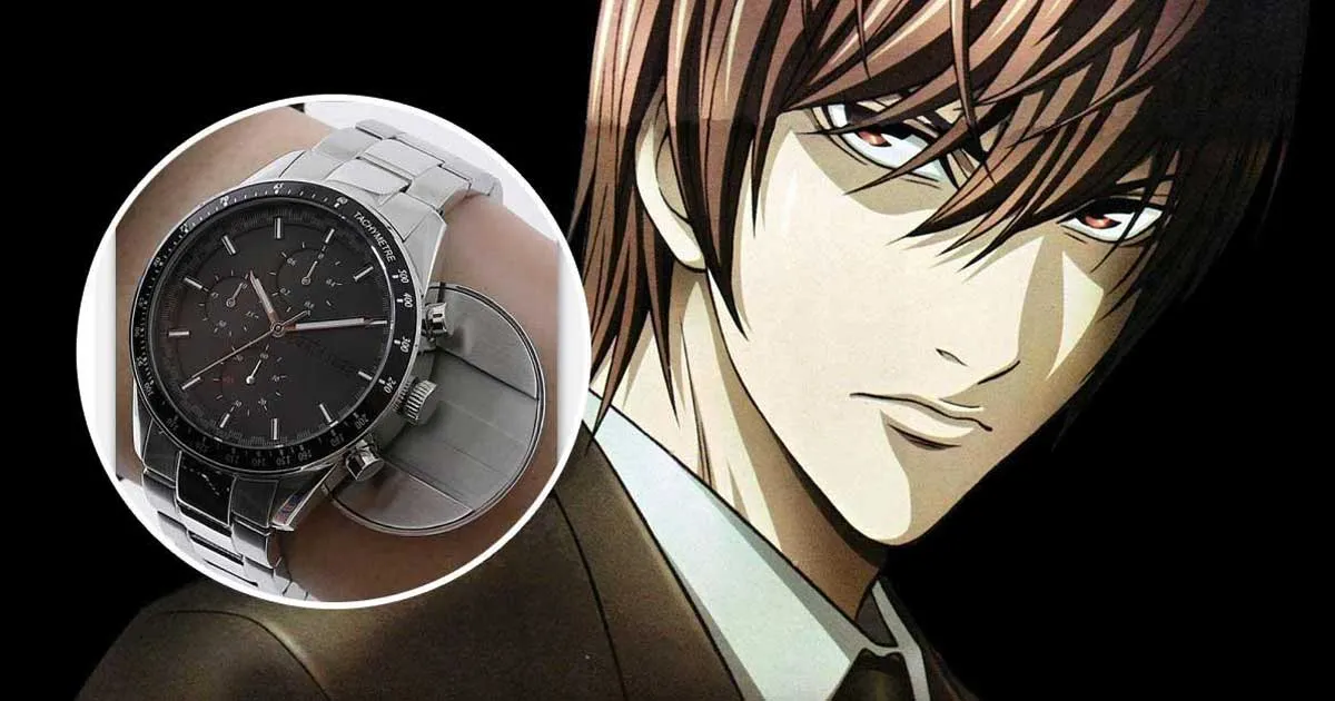 นาฬิกายางามิ ไลท์ จาก Death Note ถูกผลิตขายอีกครั้ง พร้อมกลไกซ่อนโน้ตครบ