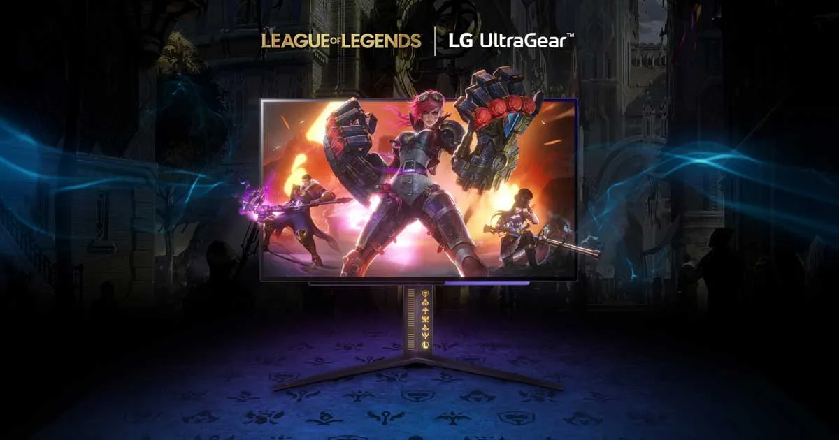 LG เปิดตัวจอมอนิเตอร์รุ่นลิมิเต็ด "League of Legends" พร้อมรีเฟรชเรต 240 Hz