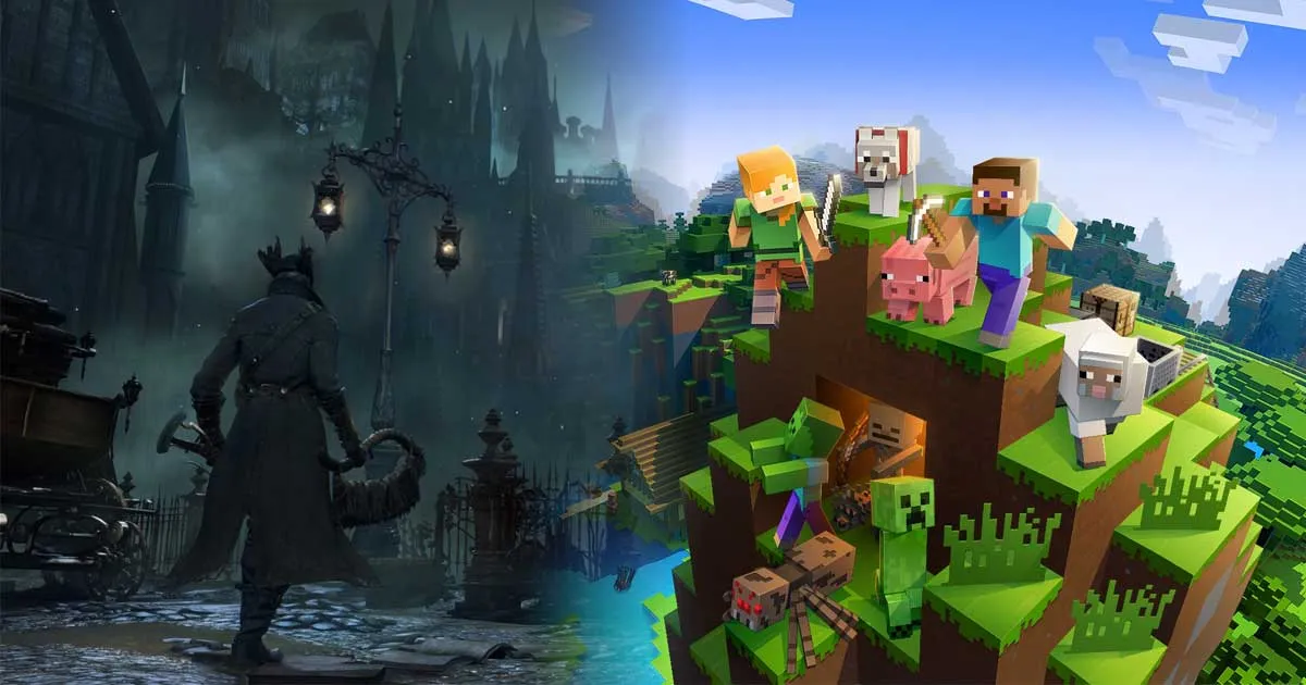 ชมคลิป จะเป็นยังไงหากเกม Bloodborne ถูกสร้างด้วยสไตล์แบบเกม Minecraft