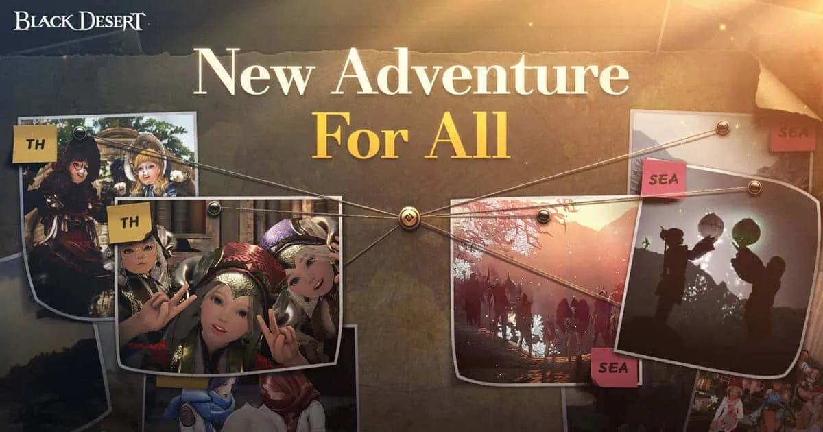 Black Desert เซิร์ฟเวอร์ไทยและเซิร์ฟเวอร์เอเชียตะวันออกเฉียงใต้ได้ผนึกกำลังภายใต้เซิร์ฟเวอร์ Crossplay