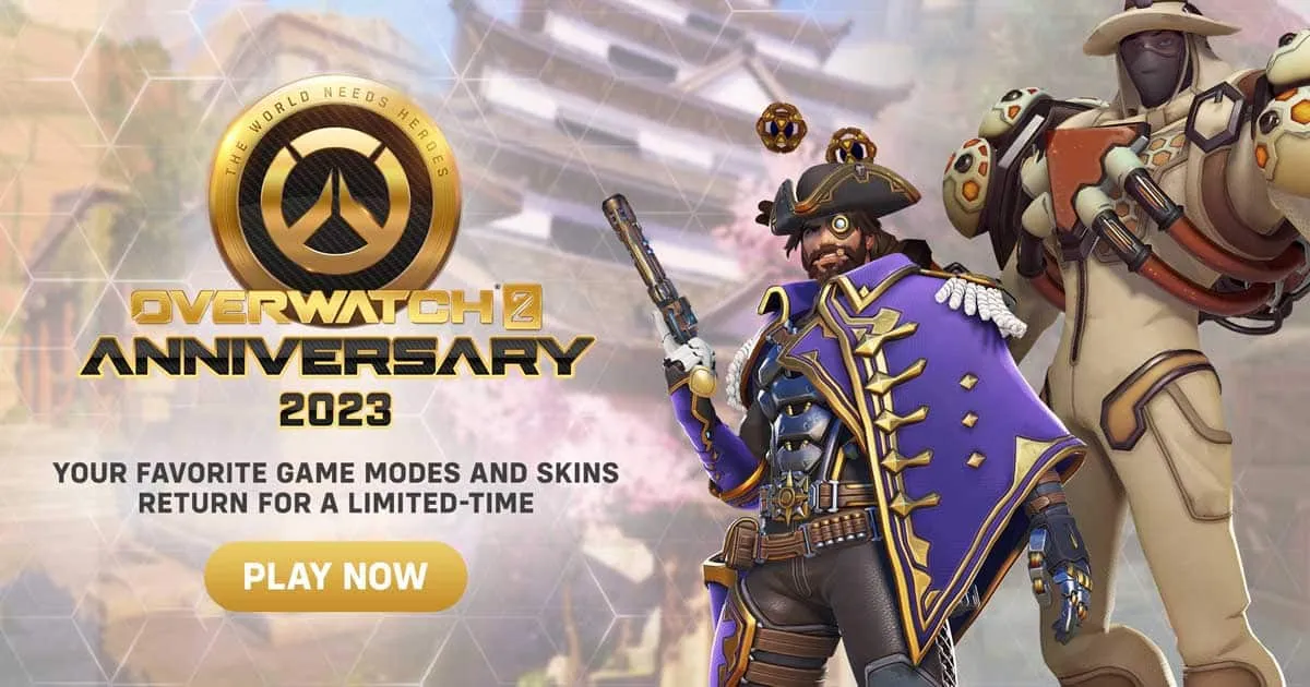Overwatch 2 : มาร่วมปาร์ตี้และเล่นด้วยกันในวันครบรอบปี 2023 ของ Overwatch 2!