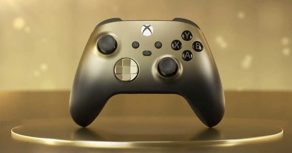 Xbox เผยโฉมจอยรุ่นพิเศษ Gold Shadow เรียบหรูดูดีด้วยสีทองเจือดำ