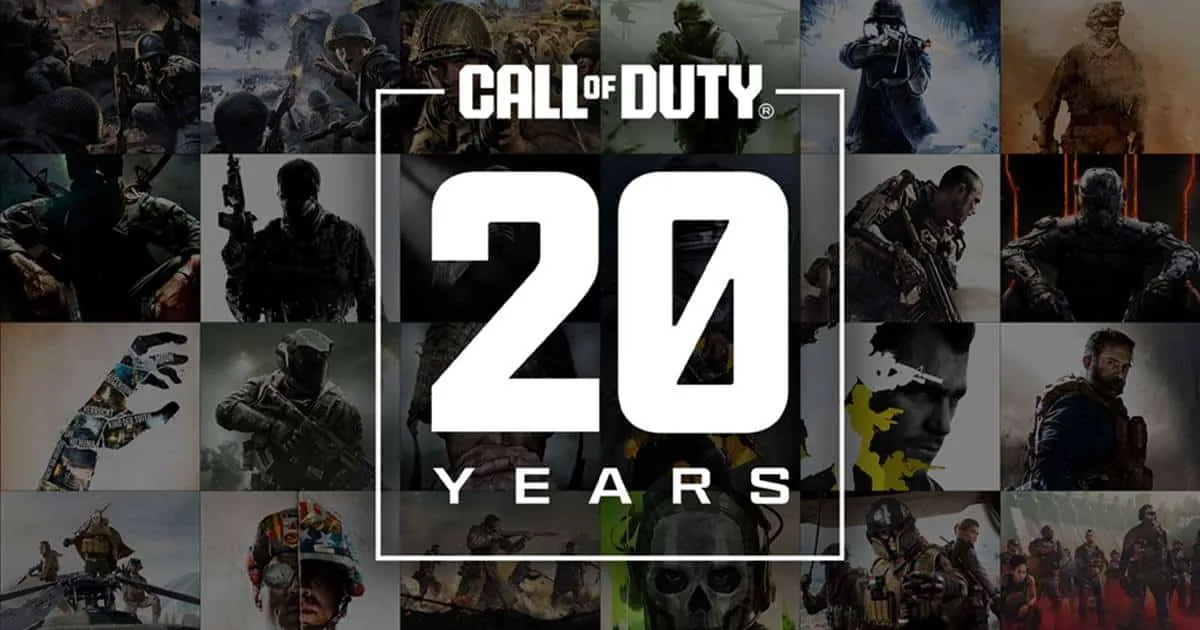 เฉลิมฉลองครบรอบ 20 ปี Call of Duty