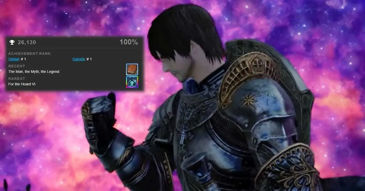 ผู้เล่น Final Fantasy XIV เก็บ Achievement ครบเป็นคนแรกของโลก
