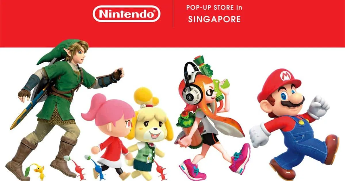 Nintendo เตรียมเปิดป๊อปอัปสโตร์ในสนามบินที่สิงคโปร์ เดือนพฤศจิกายนนี้