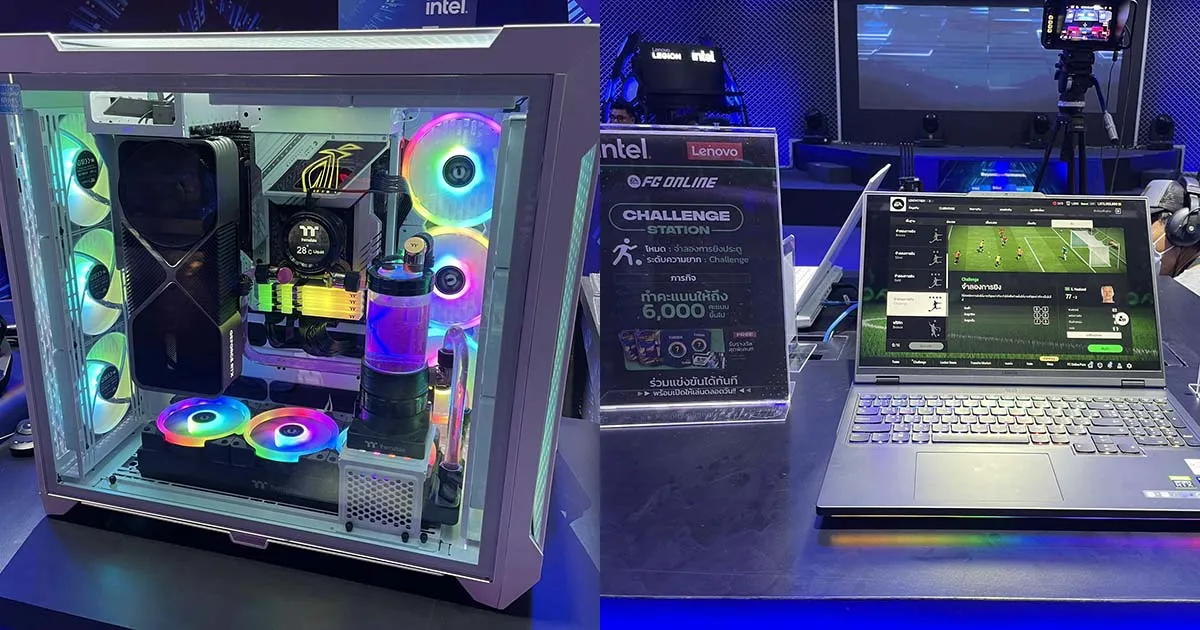 พบบูธ Intel กับเกมมิ่งพีซีสุดแรงที่งาน Thailand Game Show 2023