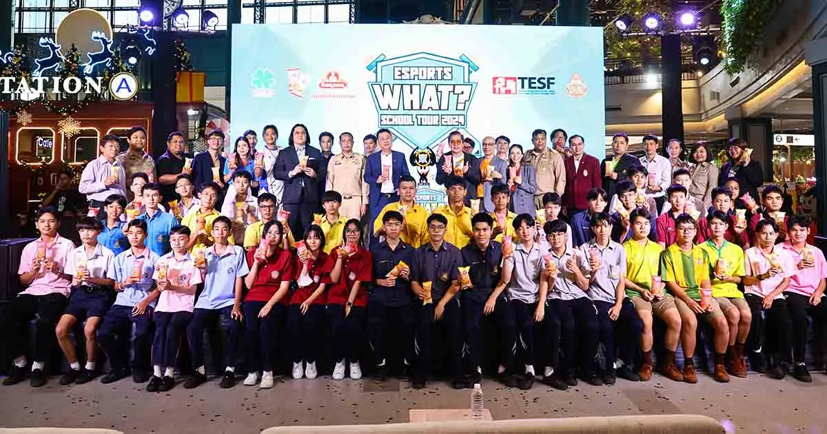 โคลเวอร์ โซลูชั่น และ ขนมปังโกลด์เบรด จัด ESPORTS WHAT? SCHOOL TOUR 2024 ลุยขับเคลื่อนอีสปอร์ตสู่การพัฒนาเป็นอาชีพปีที่ 2