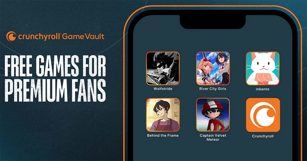 Crunchyroll เปิดบริการคลังเกมมือถือฟรี สำหรับสมาชิกระดับ Mega และ Ultimate