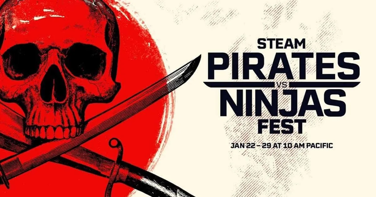 Steam Pirates vs. Ninja เทศกาลลดราคาเกมแนวโจรสลัดและนินจาบน Steam เริ่มต้นขึ้นแล้ว!