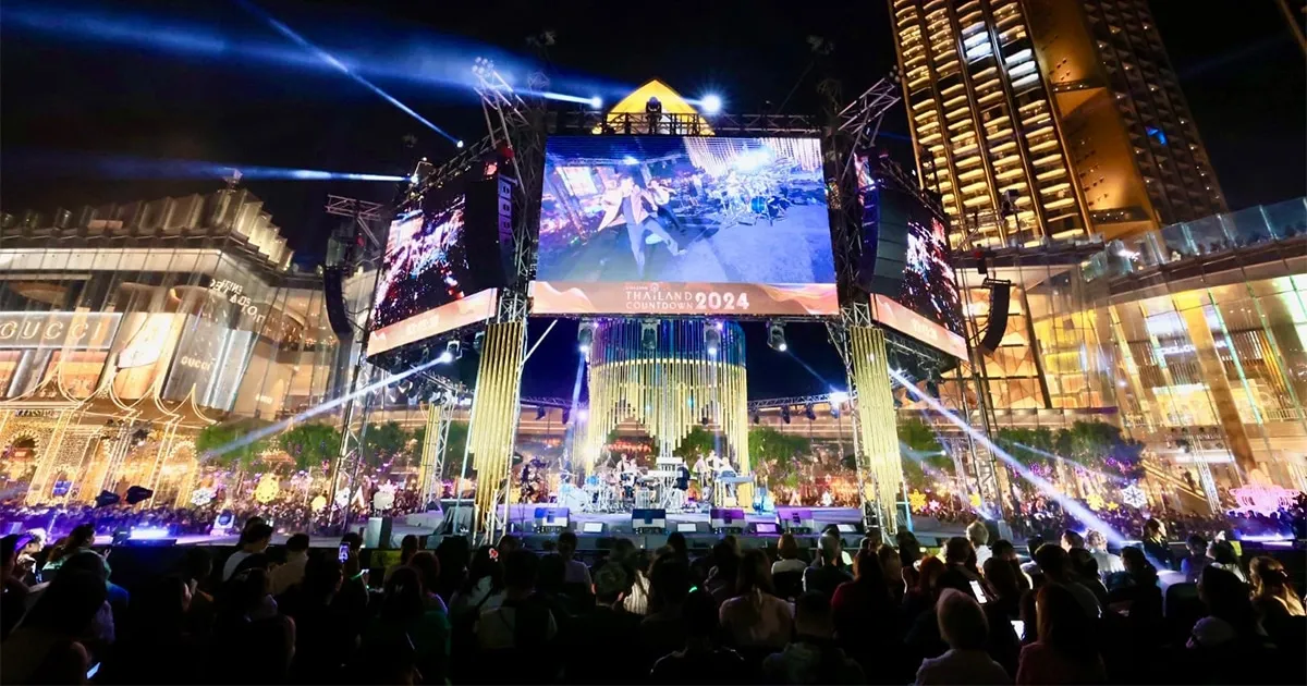บรรยากาศความสนุกสนานจากที่สุดงานเคานต์ดาวน์ Amazing Thailand Countdown 2024 at ICONSIAM