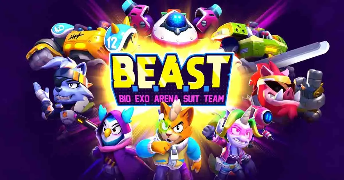 BEAST: Bio Exo Arena Suit Team เกม 3V3 Cosmic Shooter เตรียมเปิดให้เล่นผ่าน Apple Arcade กุมภาพันธ์นี้