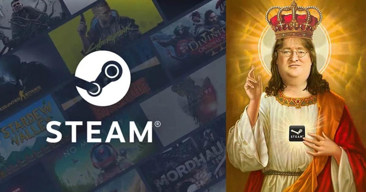 เกมเมอร์ตาดีพบป้ายโบสถ์คริสตจักรแห่งหนึ่งนำโลโก้ Steam มาใช้เป็นรูปโปรโมท