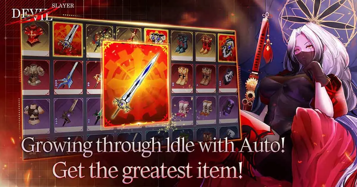 Devil Slayer เกม Action RPG แนว Idle รับบทนักฆ่าสาวได้บน Android
