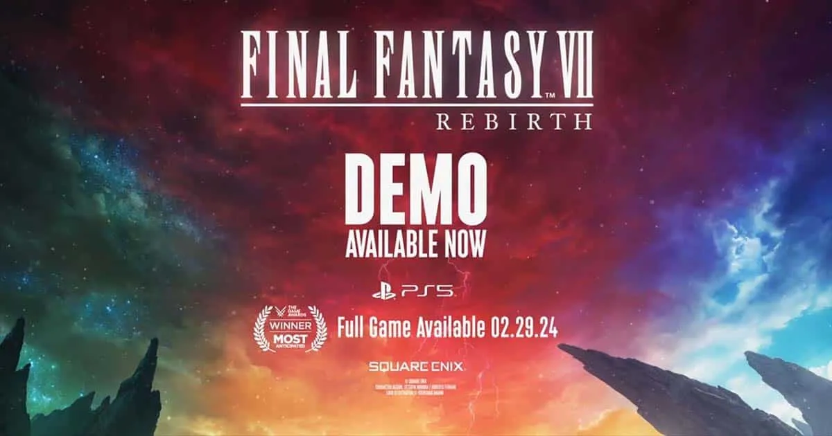 FF7 Rebirth จะปล่อยเดโมให้ลองกันพรุ่งนี้ หลังจบไลฟ์ State of Play