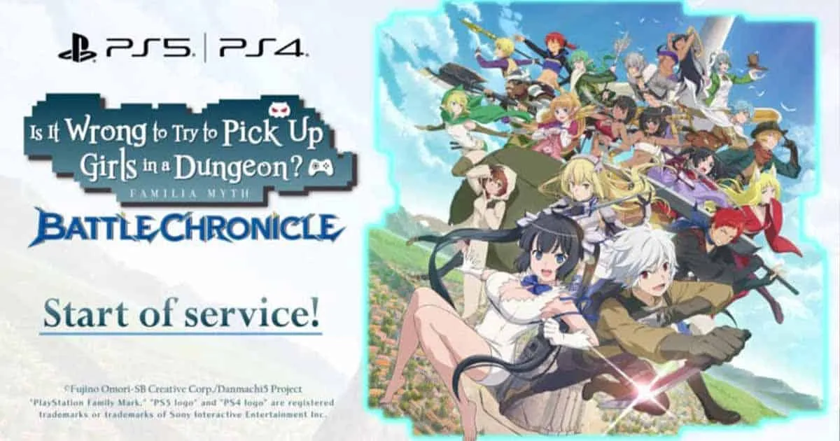 DanMachi Battle Chronicle เกม Action RPG จากอนิเมะดัง เปิดให้เล่นบน PS4/PS5 แล้ว