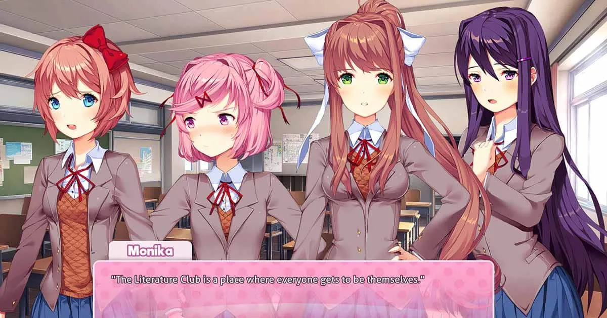 Doki Doki Literature Club Plus! แจกฟรีบน Epic Games Store รีบโหลดเลย!