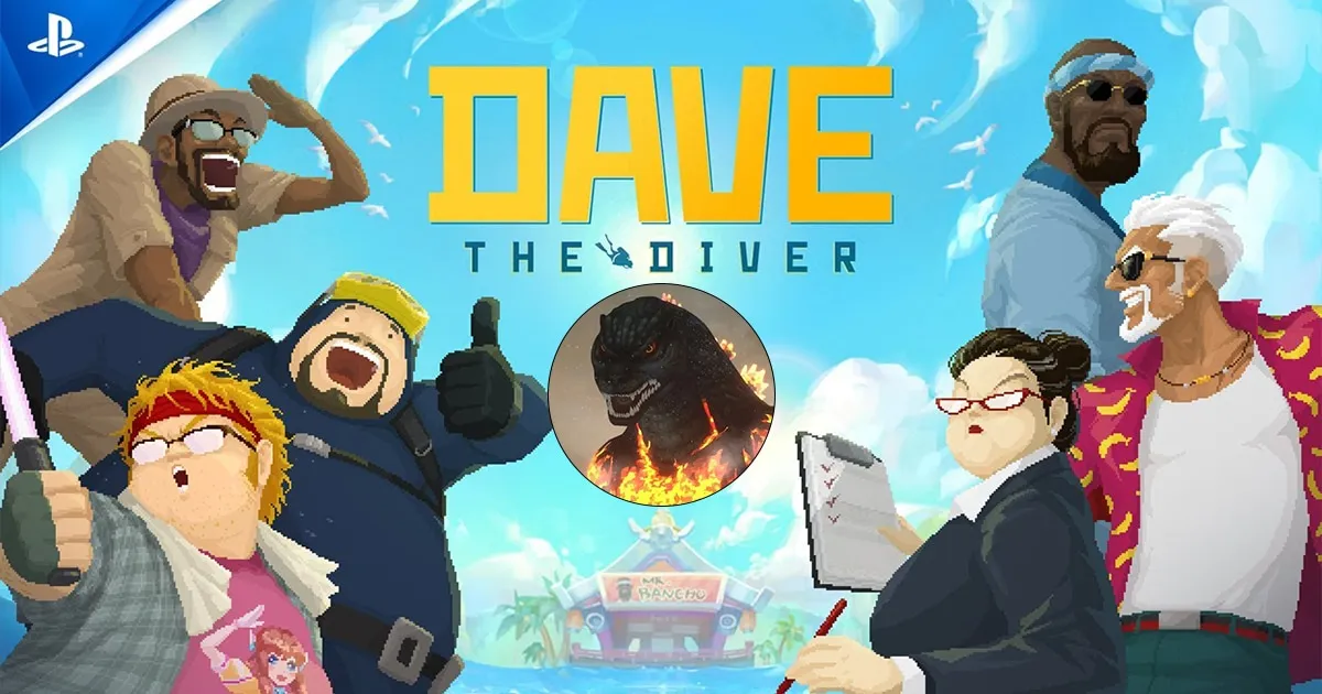 Dave the Diver เตรียมลง PS4/PS5 พร้อมเปิดตัว DLC Godzilla