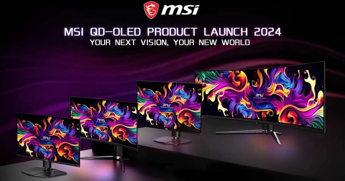 MSI เปิดตัว MSI QD-OLED จอพาเนลใหม่ แสดงผลสมจริง สีเข้มล้ำ ดำสุด จัดจ้านทุกเฉดสี เร็วแรงถูกใจเกมเมอร์