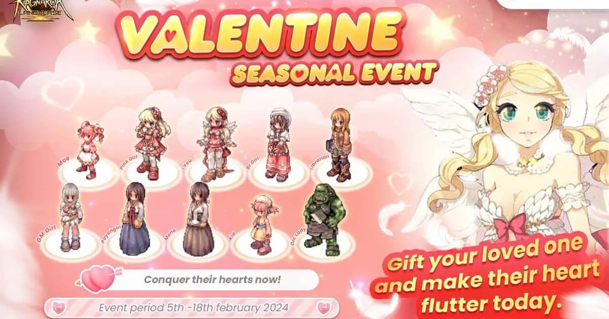 Ragnarok Landverse ต้อนรับเดือนแห่งความรักด้วยกิจกรรม Valentine Seasonal Event