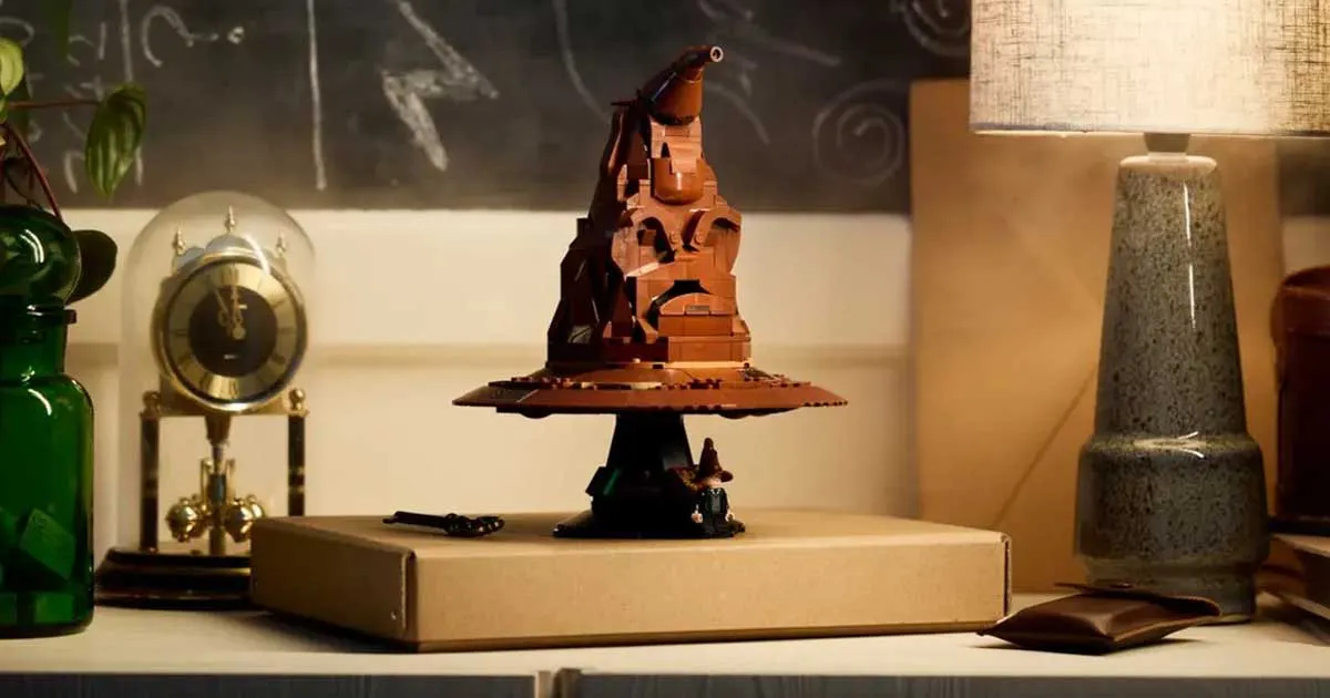 Lego เปิดตัวตัวต่อหมวกคัดสรรใน Harry Potter ที่สามารถพูดได้จริง!