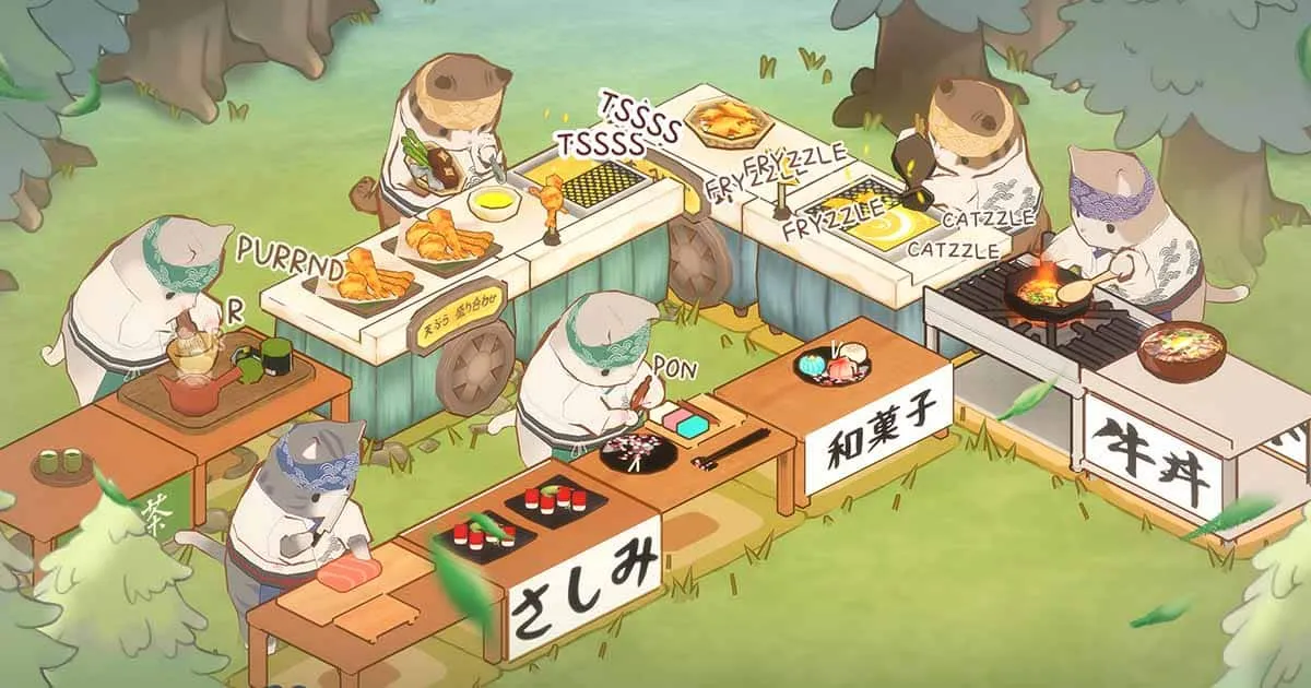 Cat Garden - Food Party Tycoon เปิดร้านซูชิกับนายท่านเหมียว เล่นได้แล้วบนมือถือสโตร์ไทย