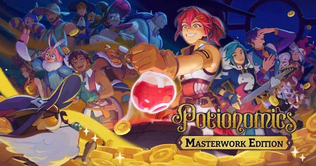 Potionomics: Masterwork Edition เกม RPG + บริหารร้านโพชั่น เตรียมลงคอนโซล ใบไม้ร่วงปีนี้