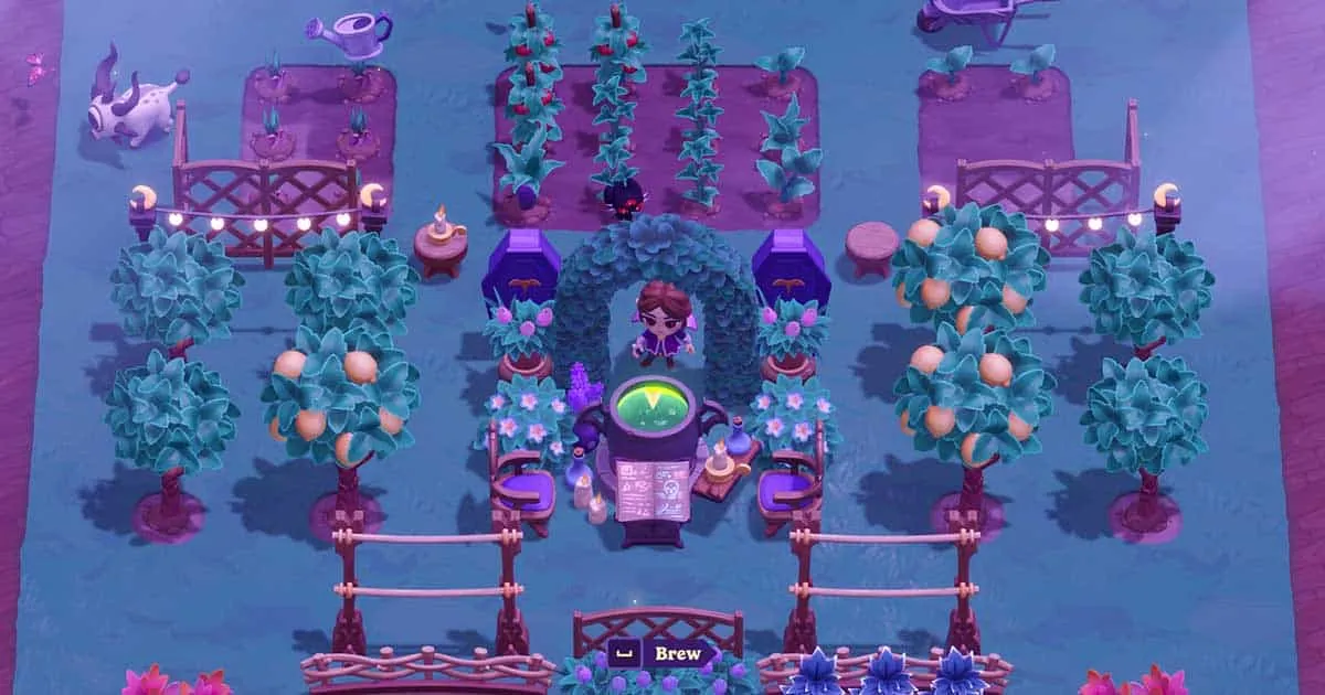 Moonlight Peaks เกม Life simulation ปลูกผักใช้ชีวิตในฐานะแวมไพร์ บน Steam 2026