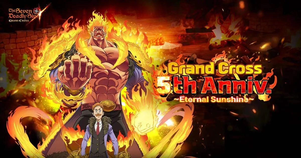The Seven Deadly Sins: Grand Cross ชวนเหล่าอัศวินฉลองครบ 5 ปี สนุกไปกับกิจกรรมในอัปเดตใหม่สุดพิเศษได้แล้ววันนี้ !
