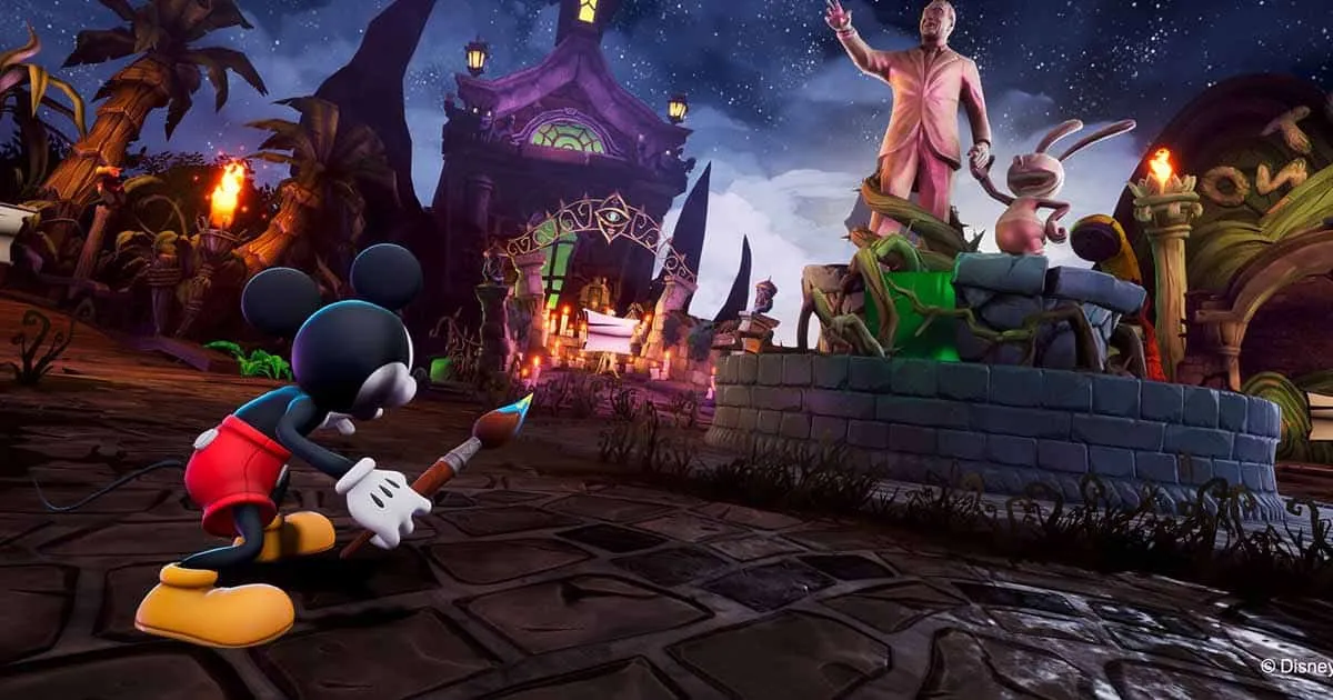 Disney Epic Mickey: Rebrushed เกม Adventure การผจญภัยของมิกกี้และพู่กันวิเศษ ลงคอนโซลและ Steam 24 กันยายนนี้