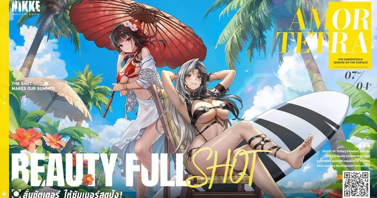 NIKKE อัปเดต ‘BEAUTY FULL SHOT’ กับ 2 สาวนิกเกะ ‘ซากุระ คิมหันต์แย้มกลีบ’ & ‘โรซานน่า ชิคโอเชี่ยน’ พร้อมคอลแลปส์สุดสดใส