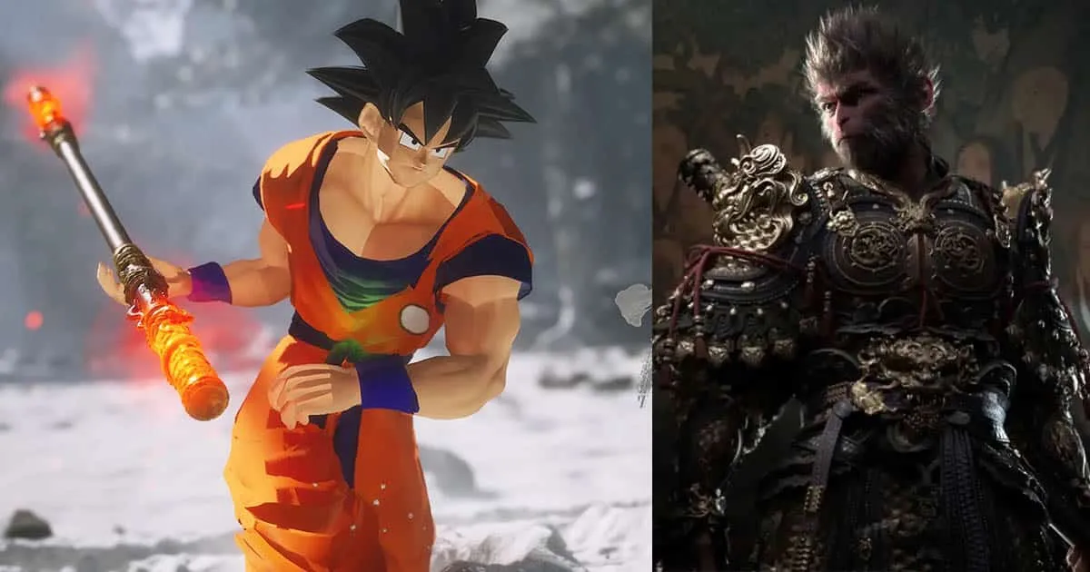 จะเป็นอย่างไร เมื่อนักม็อดมือดีนำเอาซุน โกคู ตัวเอกจาก Dragon Ball มาใส่ลงในเกม Black Myth: Wukong