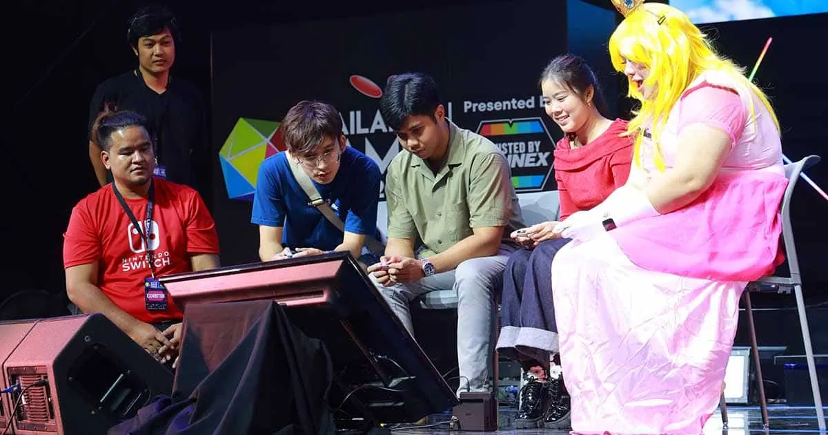 กิจกรรม "ซูเปอร์แฟนพันธุ์แท้ ผลิตภัณฑ์ของ SYNNEX" จาก Nintendo Switch by Synnex ในงาน Thailand Game Show 2024