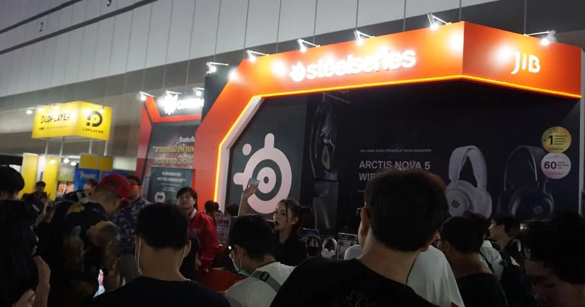 SteelSeries ยกทัพสินค้าเกมมิ่งเกียร์พร้อมโปรโมชั่นสุดว้าว! บุกงาน Thailand Game Show 2024