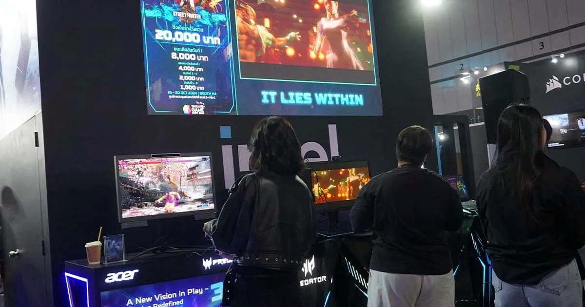 สนุกสุดมันส์ไปกับการแข่งขันเกม Street Fighter ที่บูธ PREDATOR Gamaing ในงาน Thailand Game Show 2024
