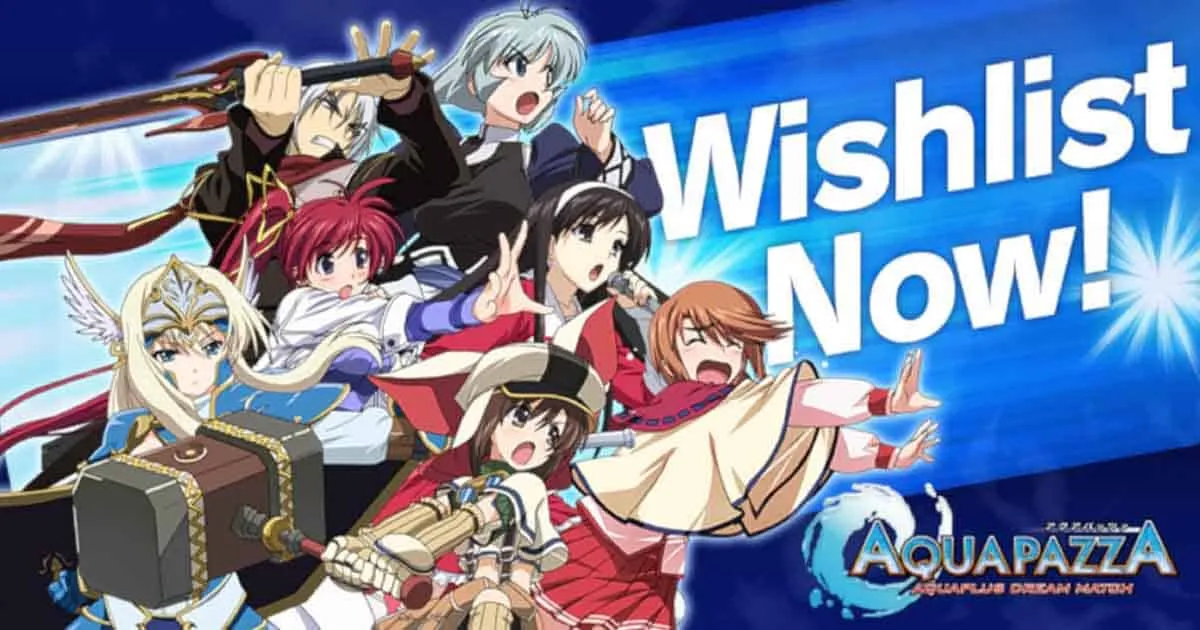 AQUAPAZZA เกมต่อสู้ Fighting รวมตัวละคร Utawarerumono, ToHeart 2 ประกาศลง Steam 2025
